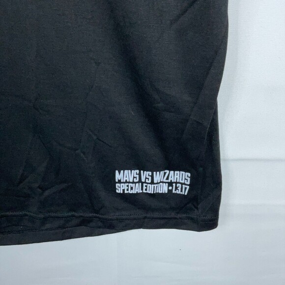 Dallas Mavericks Men's Mavs Vs Wizards (X2) Special Edition 1.13.17 T-Shirts XL - Picture 4 of 7